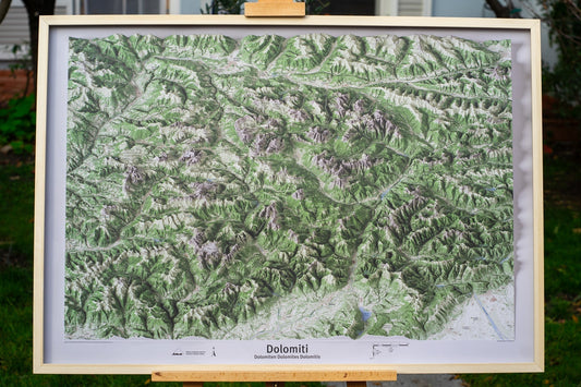 Nuova edizione della mappa delle Dolomiti
