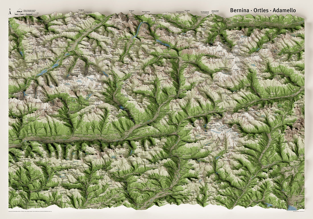 Bernina · Ortles · Adamello - la nuova mappa è in arrivo