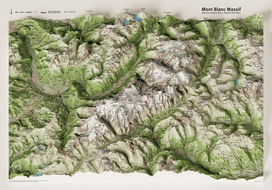 Mappa in arrivo: Il Massiccio del Monte Bianco